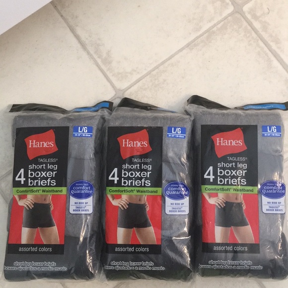 hanes short boxer briefs